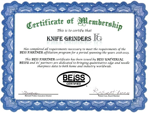 Edge On Up BESS Certified Knife Sharpness Testers