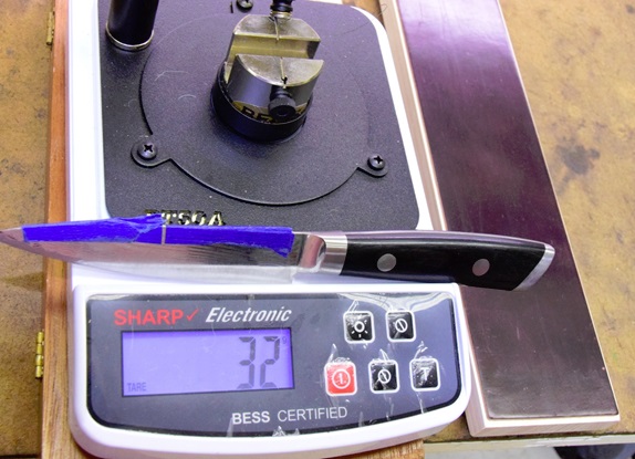 Razor Edge Sharpening Tester