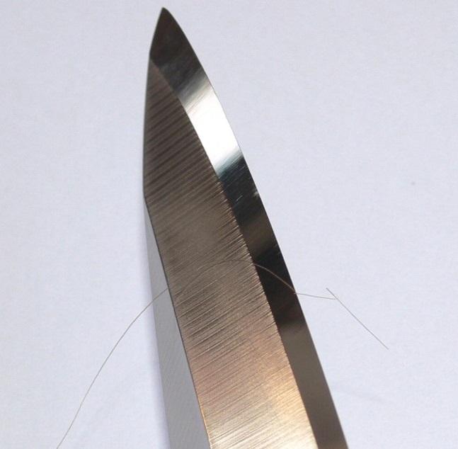 This is a sharpness tester. The higher the number the duller the knife